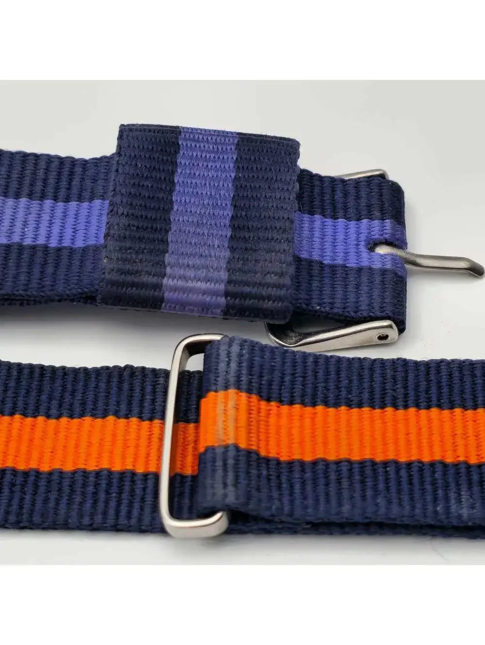 Heavy Duty Woven Ballistic Nylon Watch Bands 20 mm 3 Patterns